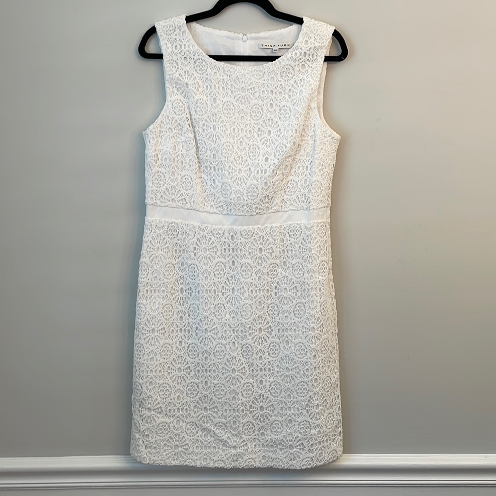 Trina Turk, White Lace dress